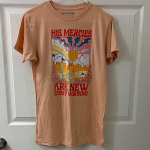 Peach Graphic Christian T-Shirt